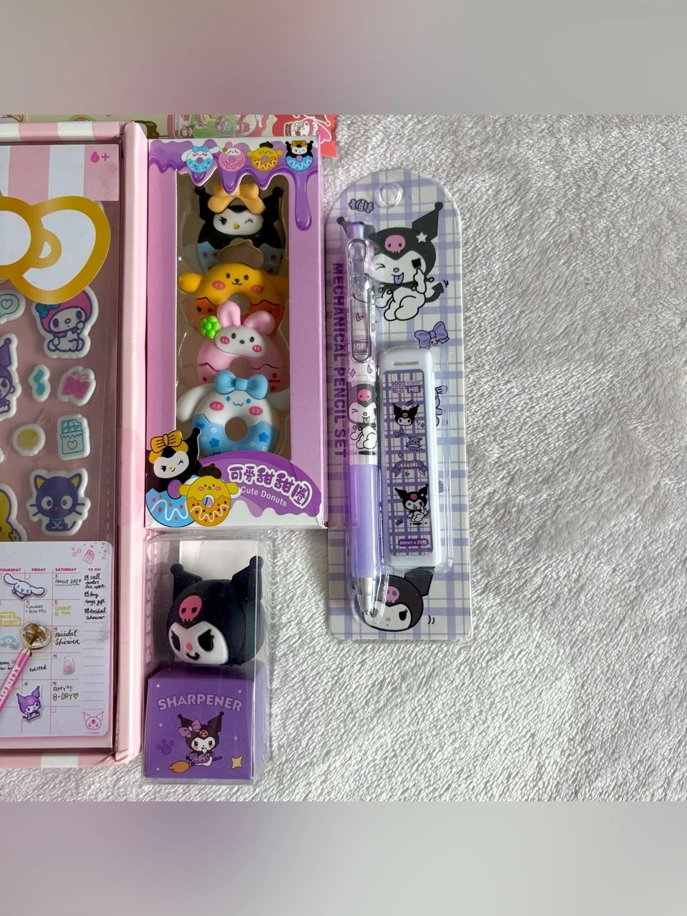 NEW Sanrio Hello Kitty Stationery Kawaii Bundle School Supplies Planner Cute